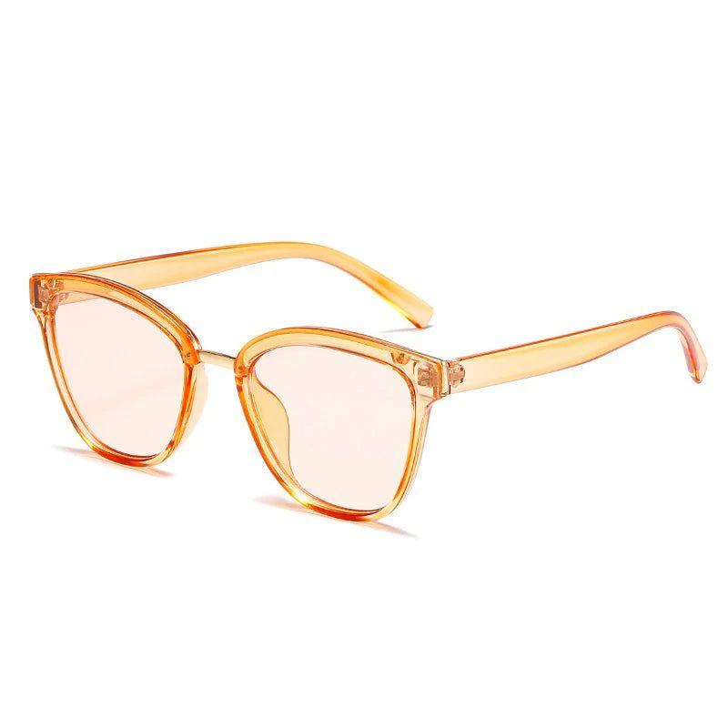 Vibrant Retro Cat Eye Sunglasses with UV400 Protection - Lucid Fantasy 