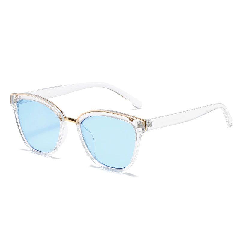 Vibrant Retro Cat Eye Sunglasses with UV400 Protection - Lucid Fantasy 