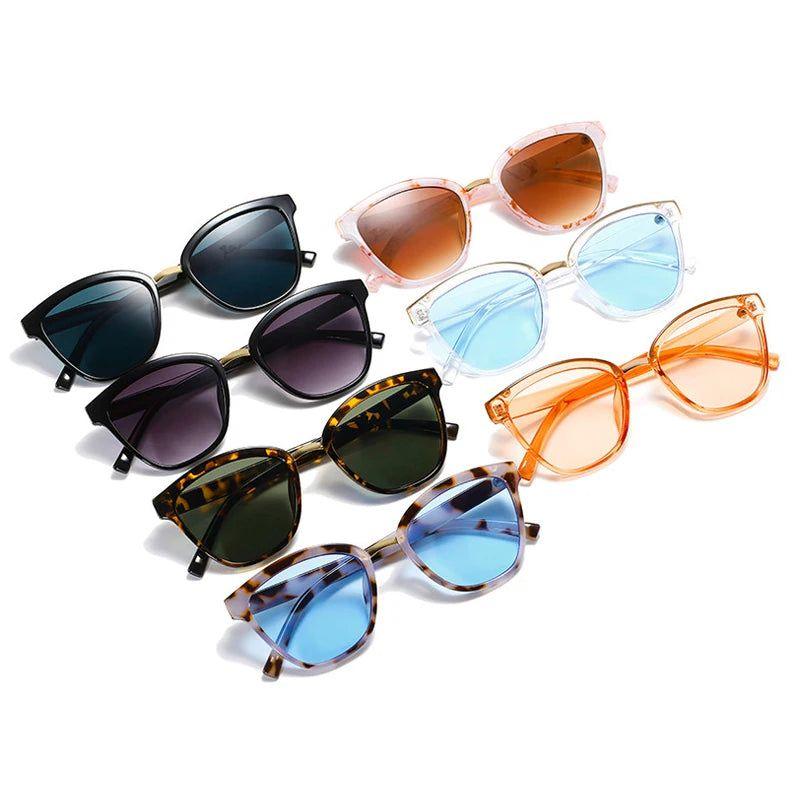 Vibrant Retro Cat Eye Sunglasses with UV400 Protection - Lucid Fantasy 