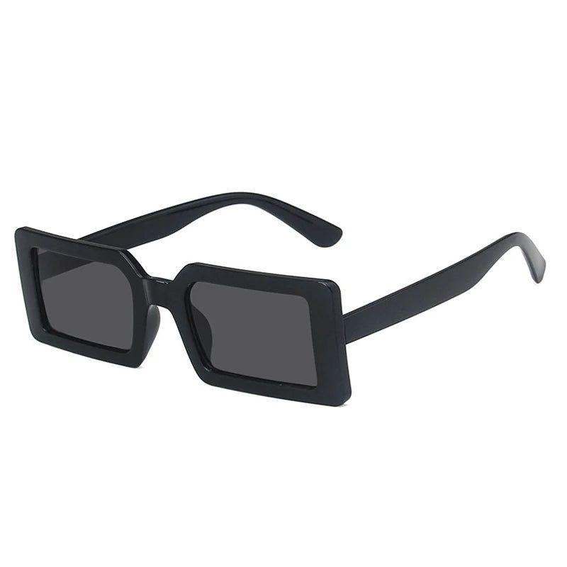 Vibrant Retro Rectangle Sunglasses with UV400 Protection - Lucid Fantasy 