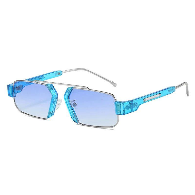 Vibrant Retro Square Sunglasses with UV400 Protection - Lucid Fantasy 