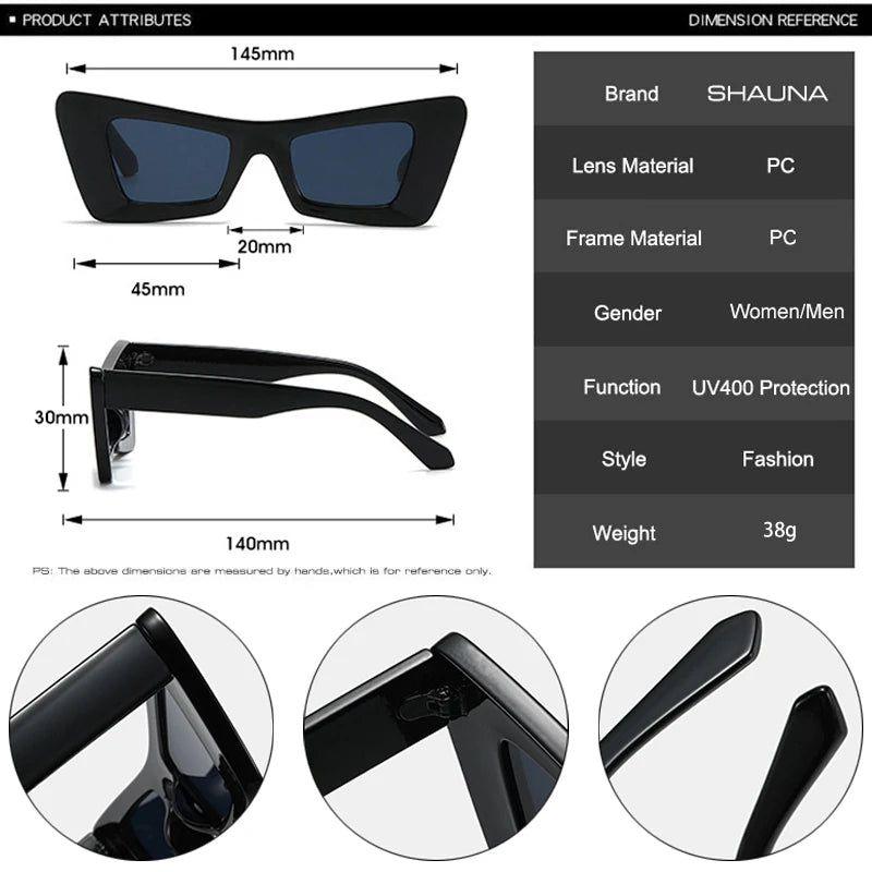 Vintage-Inspired Cat Eye Sunglasses with UV400 Protection - Lucid Fantasy 