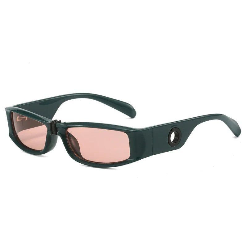 Y2K Inspired Retro Rectangle UV400 Sunglasses for Outdoor Sports Fashion - Lucid Fantasy 