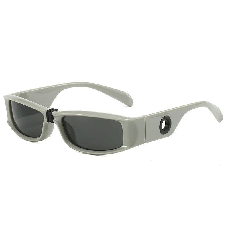 Y2K Inspired Retro Rectangle UV400 Sunglasses for Outdoor Sports Fashion - Lucid Fantasy 