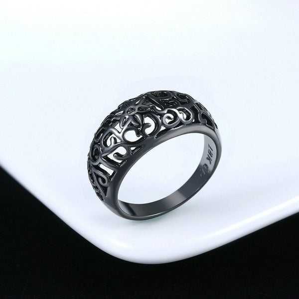 Vintage Design Hollow Out Ring