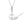 9k 375 White Gold Sparkling Diamond Pave Pearl Drop Pendant Necklace