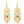 BOHO Golden Tassel Dangle Earrings
