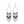 Blue Beaded Silver Tassel BOHO Earrings