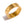 Golden Metallic Lunar Crescent BOHO Finger Ring
