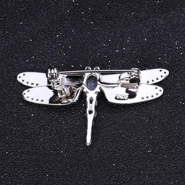 Handmade Sterling Silver Dragonfly Brooch