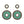 LUXE Design Big Round Full Crystal Hoop Dangle Statement Earrings