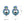 Luxe Design Full Crystal Beaded Hoop Drop Formal Dangle Earrings