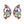 Luxury Design Full Crystal Butterfly Wings Maxi Stud Dangle Earrings