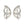 Luxury Design Full Crystal Butterfly Wings Maxi Stud Dangle Earrings