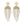 Luxury Fancy Crystal Inlay Formal Dangle Tassel Statement Earrings