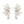 Multicolor Luxury Marquise Gem Maxi Stud Wing Drop Earrings