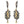 Sterling Silver Golden Leaf Citrine Earrings