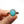 Sterling Silver Rose Gold Natural Amazonite Center Stone Ring