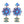 Vibrant Design BOHO Colorful Crystal Statement Drop Earrings