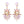 Vintage Style Formal Luxury Glass Crystal Chunky Marquise Drop Statement Earrings