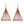 Color Fiber Triangle BOHO Statement Earrings