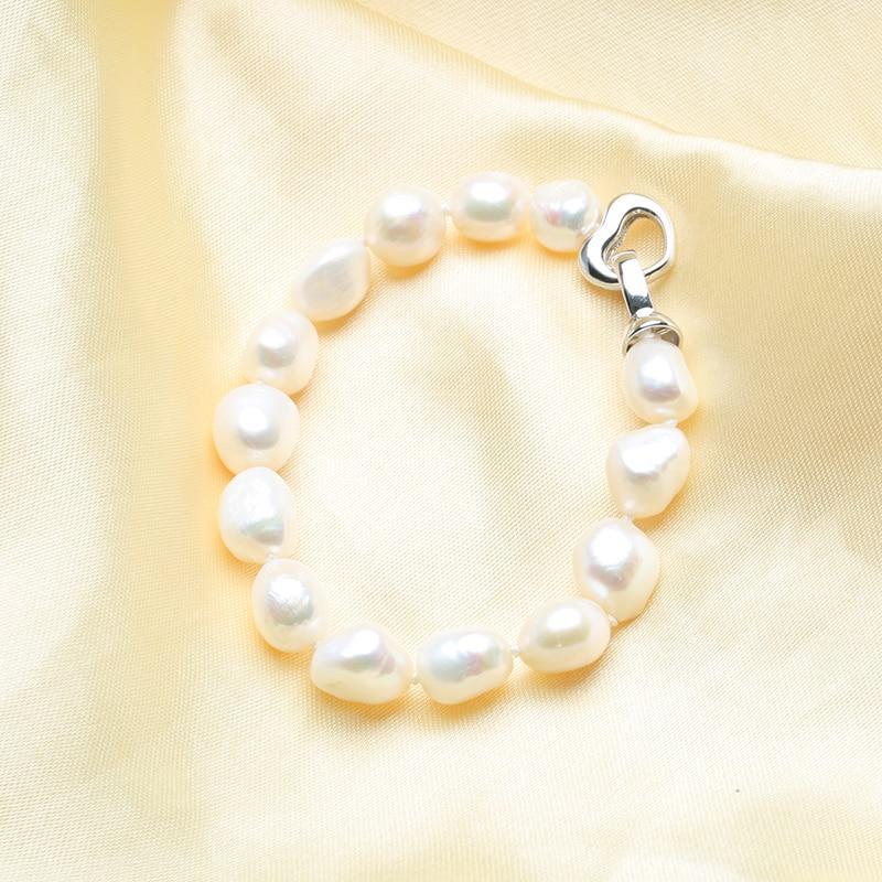 Elegant Baroque Pearl Charm Bracelet - Lucid Fantasy 