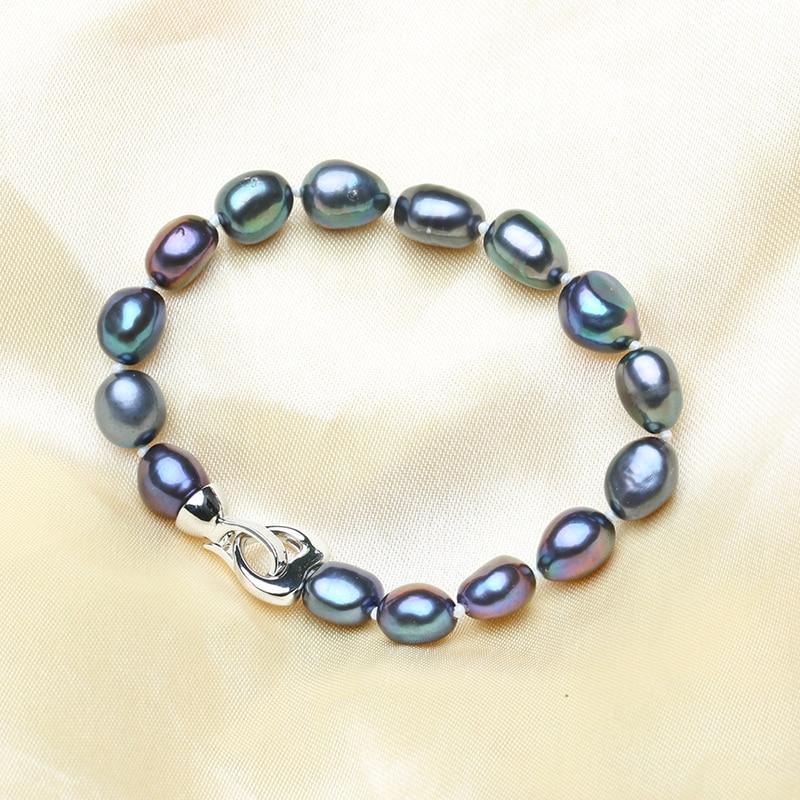 Elegant Baroque Pearl Charm Bracelet - Lucid Fantasy 