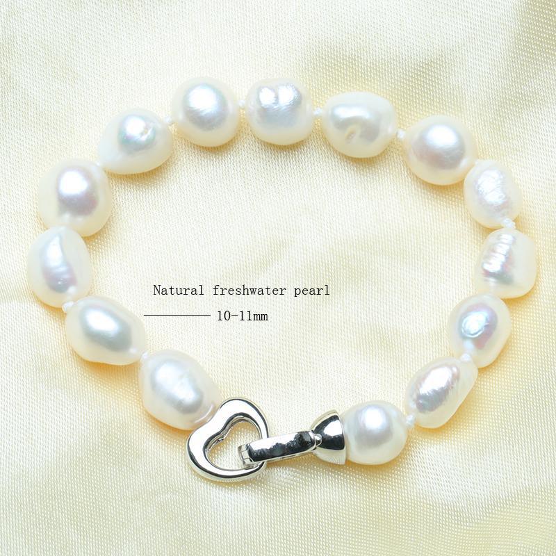 Elegant Baroque Pearl Charm Bracelet - Lucid Fantasy 