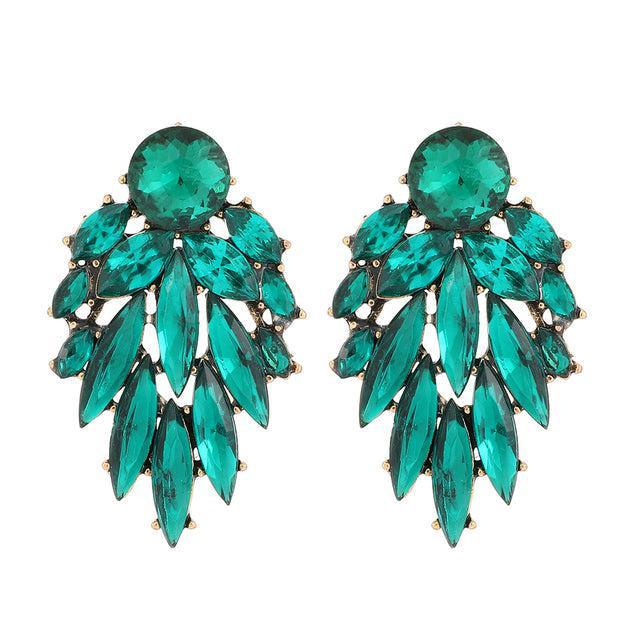 Elegant Cascading Marquise Maxi Stud Earrings - Lucid Fantasy 