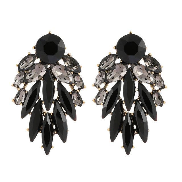 Elegant Cascading Marquise Maxi Stud Earrings - Lucid Fantasy 