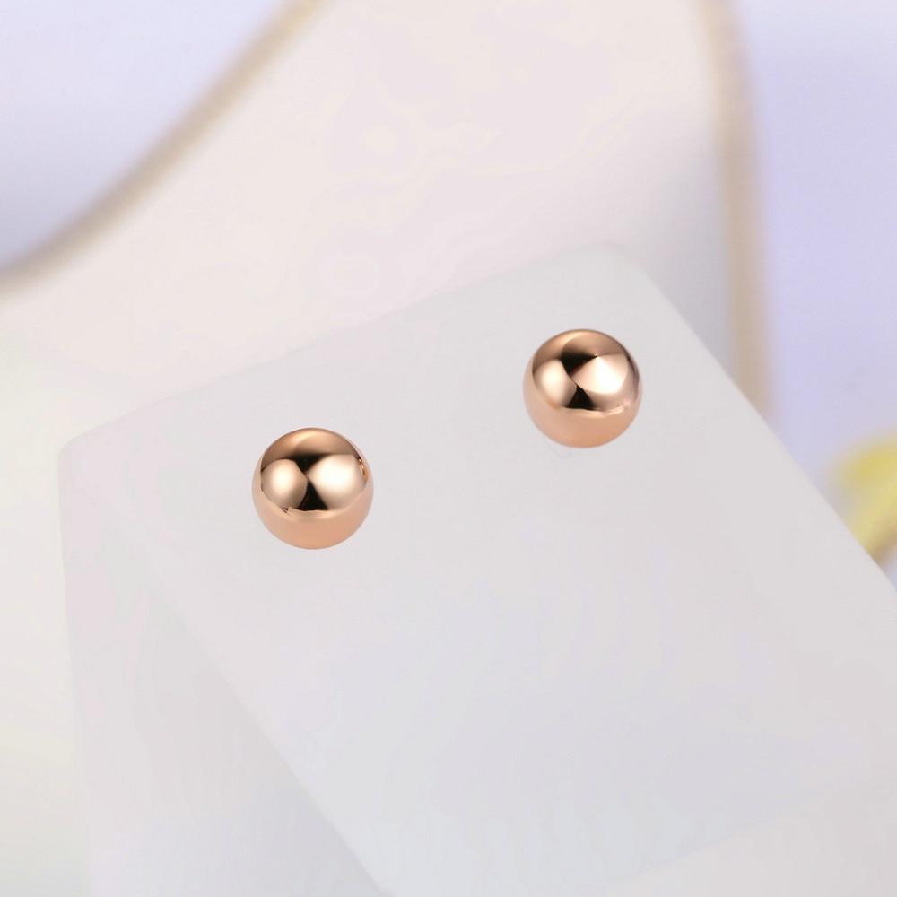 Elegant Metallic Bead Stud Earrings - Lucid Fantasy 