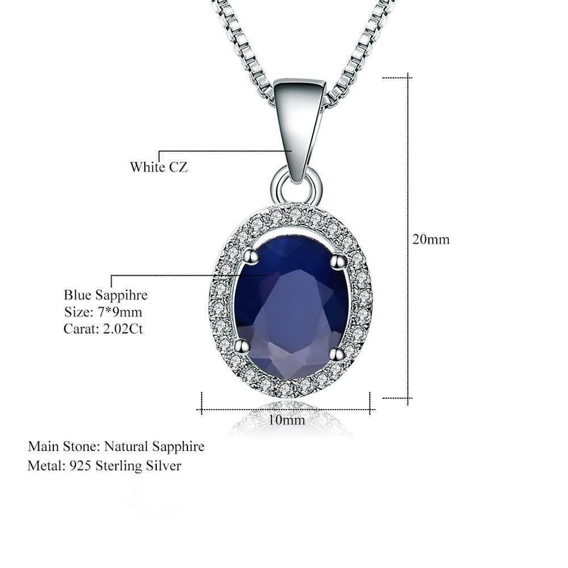 Elegant Sterling Silver Blue Sapphire and CZ Jewelry Collection - Lucid Fantasy 