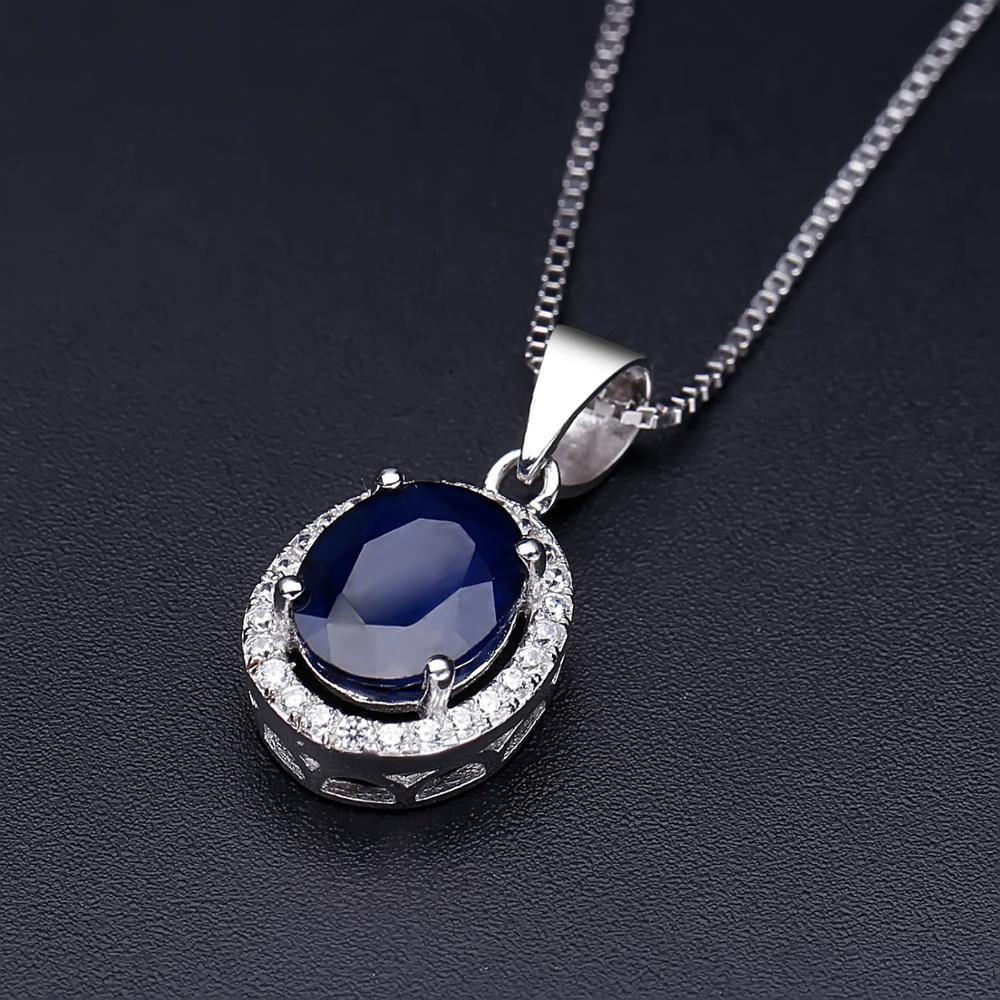 Elegant Sterling Silver Blue Sapphire and CZ Jewelry Collection - Lucid Fantasy 