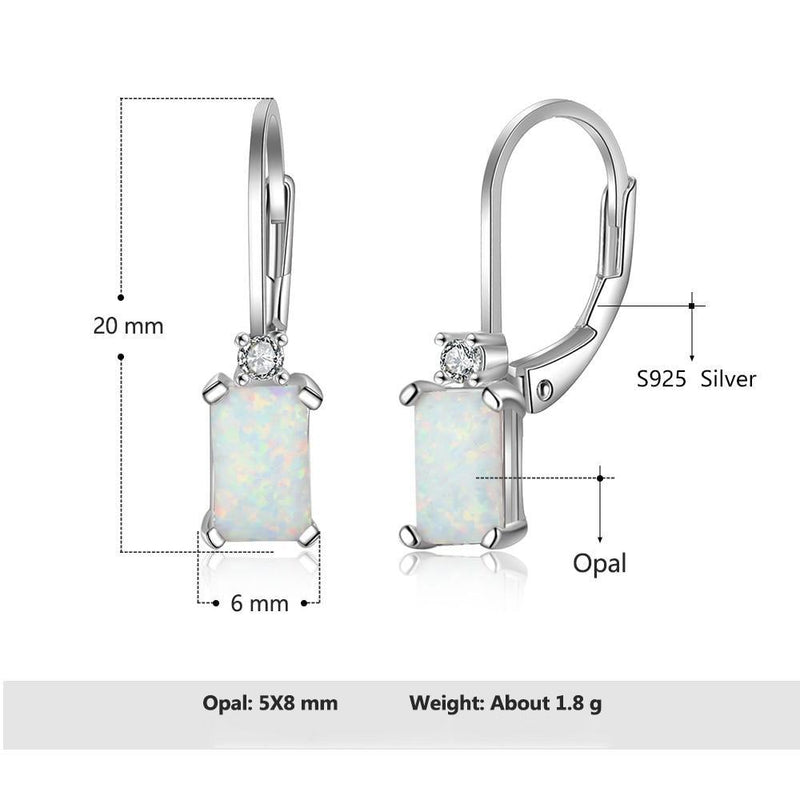 Elegant Sterling Silver Opal Jewelry Collection - Lucid Fantasy 