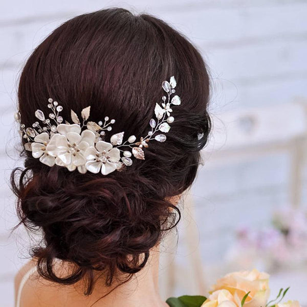 Floral Leaf Crown Hairband Hair Jewelry