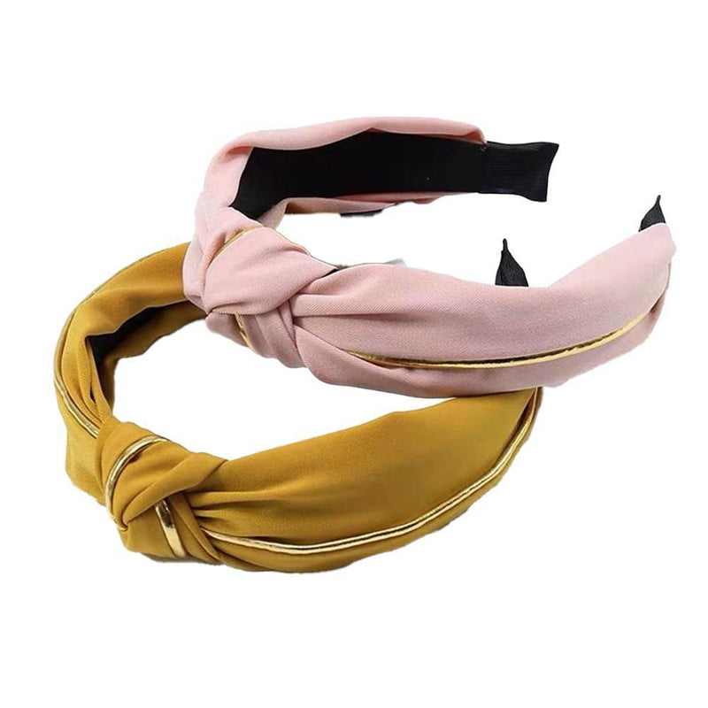 Gold Accent Retro Knot Headband - Lucid Fantasy 