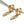 Metallic Wide Gauge Feather Tassel Dangle Earrings
