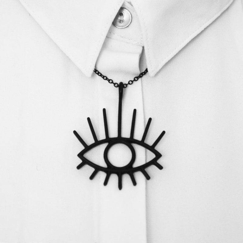 Mystical Elegance Minimalist Eye Pendant Necklace - Zinc Alloy - 40 cm Chain Length - Lucid Fantasy 