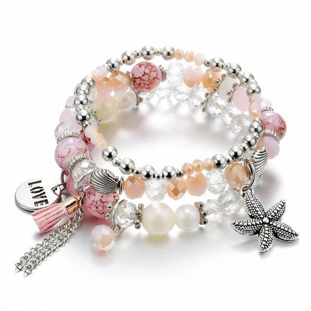 Ocean Breeze Charm Bracelet Set - Lucid Fantasy 