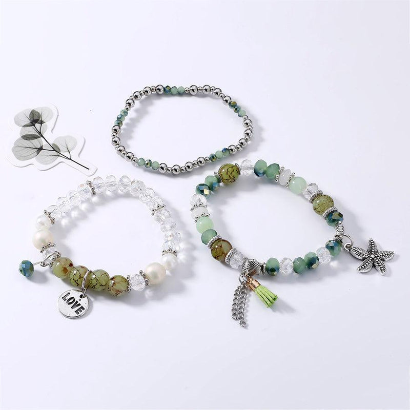 Ocean Breeze Charm Bracelet Set - Lucid Fantasy 