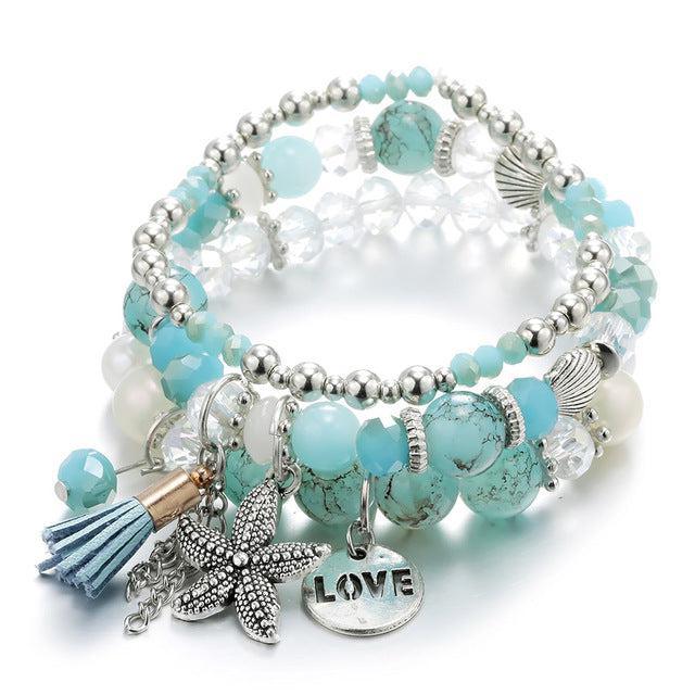 Ocean Breeze Charm Bracelet Set - Lucid Fantasy 