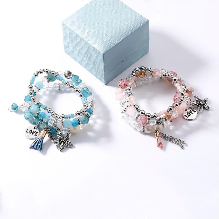 Ocean Breeze Charm Bracelet Set - Lucid Fantasy 