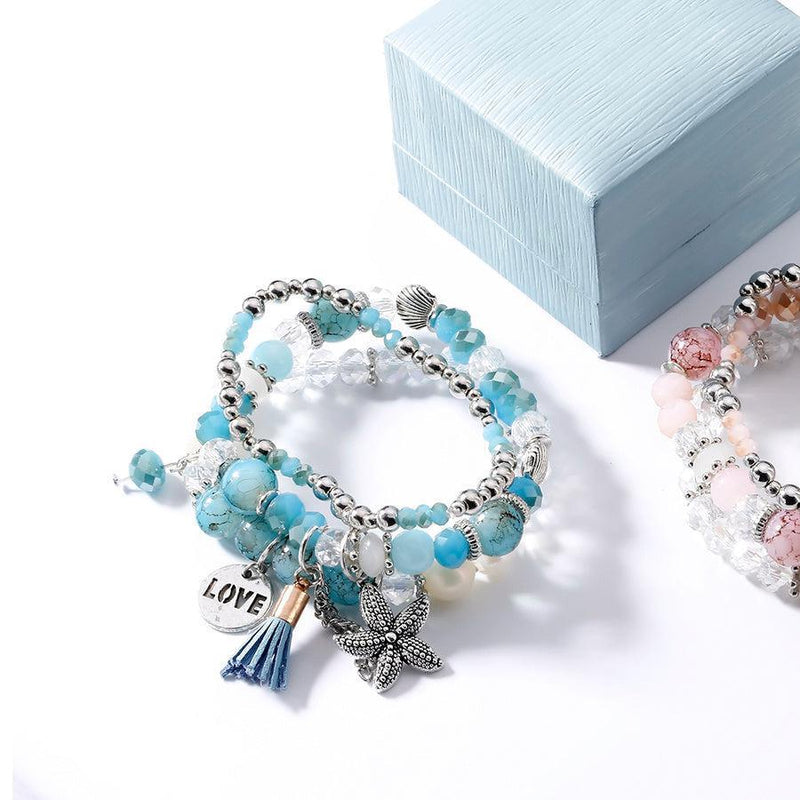 Ocean Breeze Charm Bracelet Set - Lucid Fantasy 