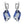 Sterling Silver Mystic Quartz Statement Earrings